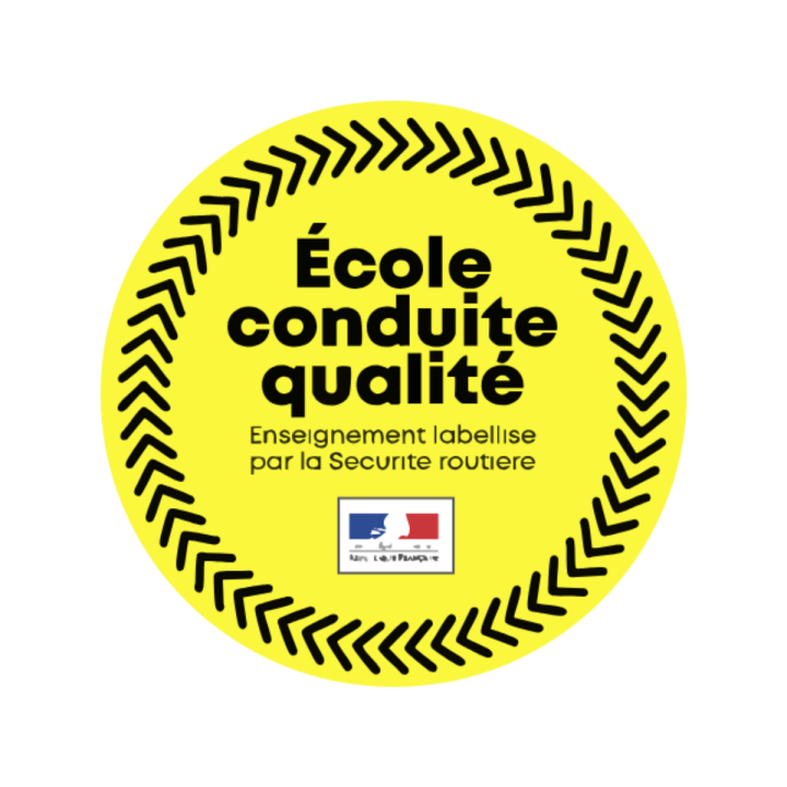 Logo école conduite qualité